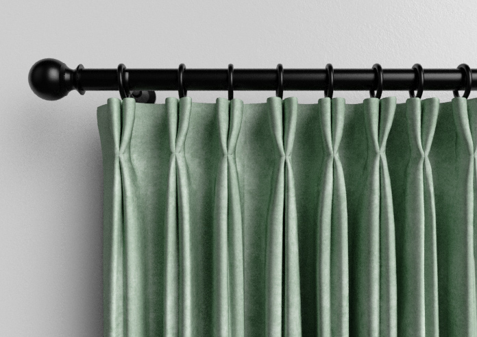 Florence Faux Suede, Light Jade - Made to Measure Curtains - Image 10